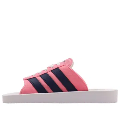 Adidas Originals (wmns) Adidas Gazelle Beach Slides 'pink Dark Blue'