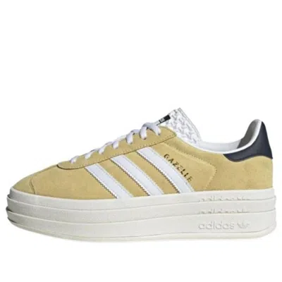 Adidas Originals (wmns) Adidas Gazelle Bold 'almost Yellow' In Neutral