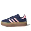 Adidas Originals Gazelle Bold "dark Blue/pink Spark" Sneakers