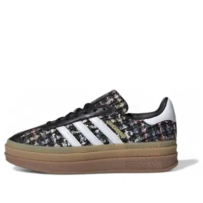 Adidas Originals (wmns) Adidas Gazelle Bold 'tweed - Black Gum' In Multi
