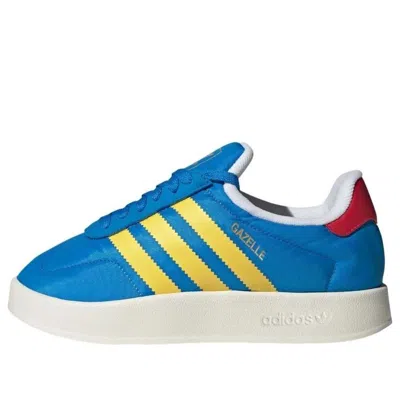 Adidas Originals (wmns) Adidas Gazelle Home 'bright Blue Yellow' In Multi