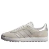 Adidas Originals (wmns) Adidas Gazelle Spikeless Golf 'crystal White Silver Metallic' In Gray