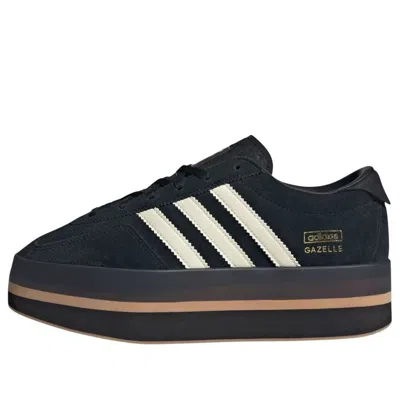 Adidas Originals (wmns) Adidas Gazelle Stack 'core Black Cream Gum'