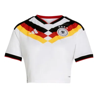 Adidas Originals (wmns) Adidas Germany 26 Home Cropped Jersey 'white'
