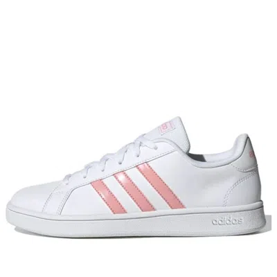 Adidas Originals (wmns) Adidas Grand Court Base 'white Glow Pink'