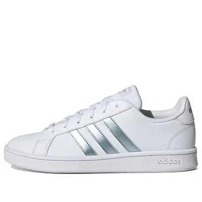 Adidas Originals (wmns) Adidas Grand Court Base 'white Vision Metallic'