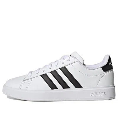 Adidas Originals (wmns) Adidas Grand Court Cloudfoam Lifestyle Court Comfort 'white Black' In Multi