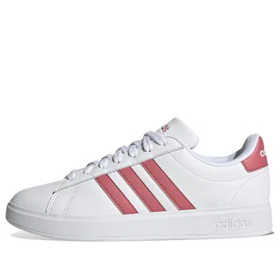 Adidas Originals (wmns) Adidas Grand Court Cloudfoam 'white Pink Strata'