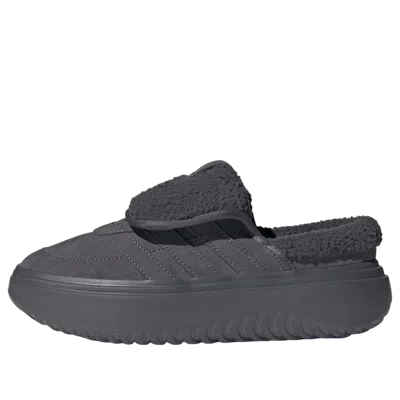 Adidas Originals (wmns) Adidas Grand Court Mule 'grey Five Silver Metallic' In Gray