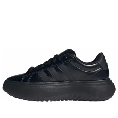 Adidas Originals (wmns) Adidas Grand Court Platform 'all Black'