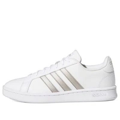 Adidas Originals (wmns) Adidas Grand Court 'platinum Metallic' In White
