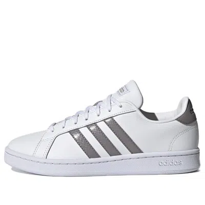Adidas Originals (wmns) Adidas Grand Court 'white Dove Grey' In Multi