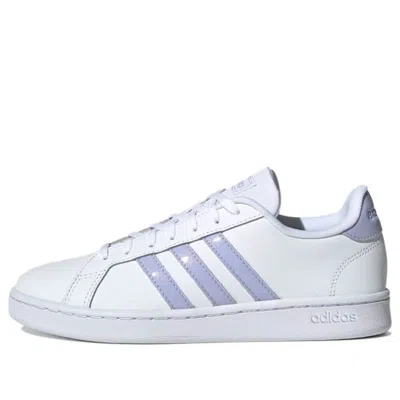 Adidas Originals (wmns) Adidas Grand Court 'white Violet Tone' In Multi