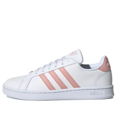 Adidas Originals (wmns) Adidas Grand Court 'white Wonder Mauve' In Multi