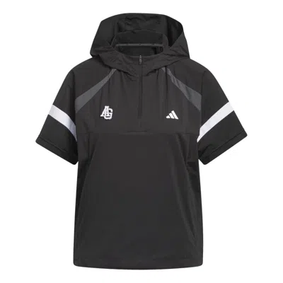 Adidas Originals (wmns) Adidas Half-zip Hooded Anorak Jacket Asia Sizing 'black'