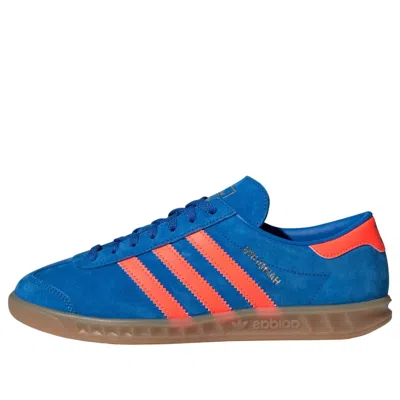 Adidas Originals (wmns) Adidas Hamburg 'blue Bird Solar Orange'