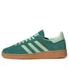 Adidas Originals Womens Collegiate Green Handball Spezial 3-stripes Suede Low-top Trainers