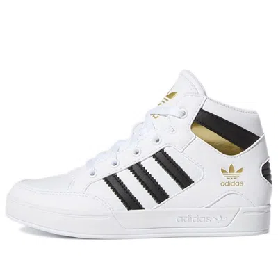 Adidas Originals (wmns) Adidas Hard Court High J 'white Gold' In Multi