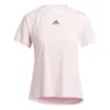 Adidas Originals (wmns) Adidas Heatrdy Focus T Intense Training Sports Short Sleeve T-shirt Pink