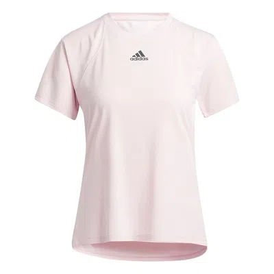 Adidas Originals (wmns) Adidas Heatrdy Focus T Intense Training Sports Short Sleeve T-shirt Pink