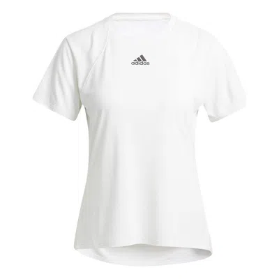 Adidas Originals (wmns) Adidas Heatrdy Focus T Intense Training Sports Short Sleeve T-shirt White