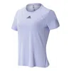 Adidas Originals (wmns) Adidas Heat.rdy T-shirt 'purple' In Blue