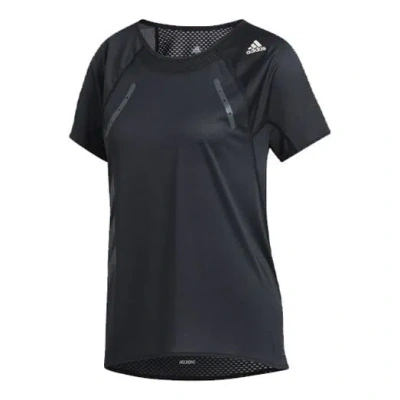 Adidas Originals (wmns) Adidas Heat.rdy Tee Running Sports Short Sleeve Black