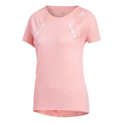 Adidas Originals (wmns) Adidas Heat.rdy Tee Running Sports Short Sleeve Pink