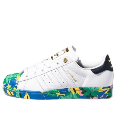 Adidas Originals Womens  Superstar In White/blue