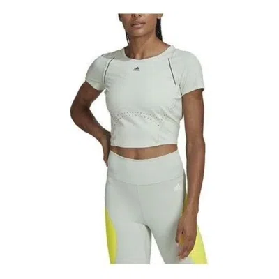 Adidas Originals (wmns) Adidas Hiit 45 Seconds Crop T-shirt 'green'