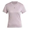Adidas Originals (wmns) Adidas Hiit Airchill Training T-shirt Asia Sizing 'purple' In Pink