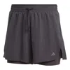 Adidas Originals (wmns) Adidas Hiit Heat.rdy Two-in-one Shorts 'black'
