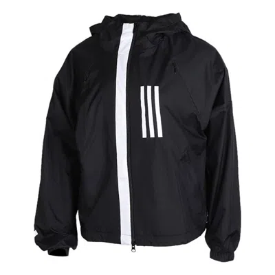 Adidas Originals (wmns) Adidas Hooded Running Sports Jacket Black