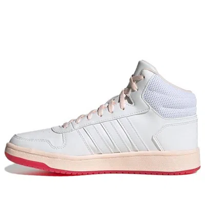 Adidas Originals (wmns) Adidas Hoops 2.0 Mid 'white Power Pink'
