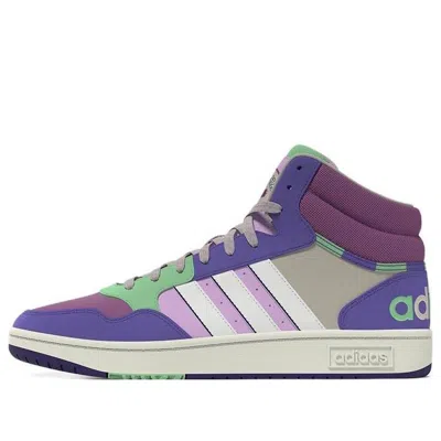 Adidas Originals (wmns) Adidas Hoops 3.0 Mid 'purple Pink' In Multi