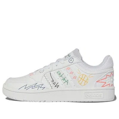 Adidas Originals (wmns) Adidas Hoops 3.0 Shoes 'white Muti-color' In Multi
