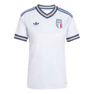 Adidas Originals (wmns) Adidas Italy 26 Away Jersey Asia Sizing 'aeroblue' In White