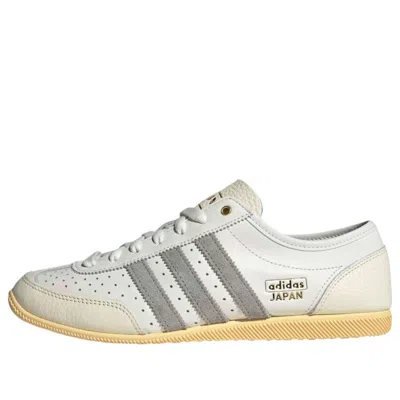 Adidas Originals Japan Decon Leather Three-stripe Sneakers In Neutral