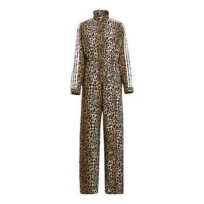 Adidas Originals (wmns) Adidas Jumpsuit Asia Sizing 'yellow White Black' In Brown