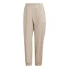 Adidas Originals (wmns) Adidas Logo Aeroready Train Essentials Minimal Branding Woven Pants 'beige' In Neutral