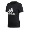 Adidas Originals (wmns) Adidas Logo Alphabet Printing Sports Short Sleeve Black In Black