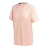 Adidas Originals (wmns) Adidas Logo Sports Short Sleeve Coral Pink T-shirt