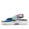 Adidas Originals (wmns) Adidas Magmur Sandal 'glory Green Pink Blue' In Multi