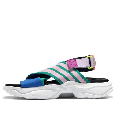 Adidas Originals (wmns) Adidas Magmur Sandal 'glory Green Pink Blue'