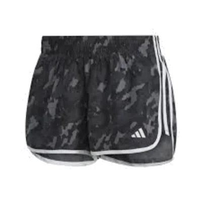 Adidas Originals (wmns) Adidas Marathon 20 Camo Running Shorts Asia Sizing 'grey Black White'