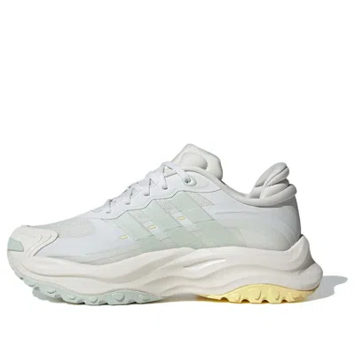 Adidas Originals (wmns) Adidas Maxxwavy Halo Sneakers 'white Green Yellow' In Neutral