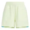 Adidas Originals (wmns) Adidas Met Aop Shorts Green' In Yellow