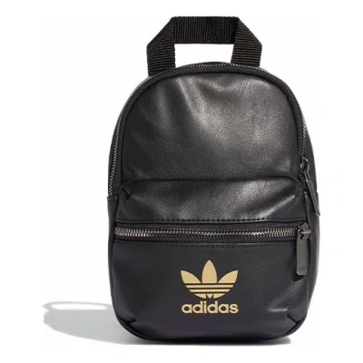 Adidas Originals (wmns) Adidas Mini Backpack 'black Gold' In Multi