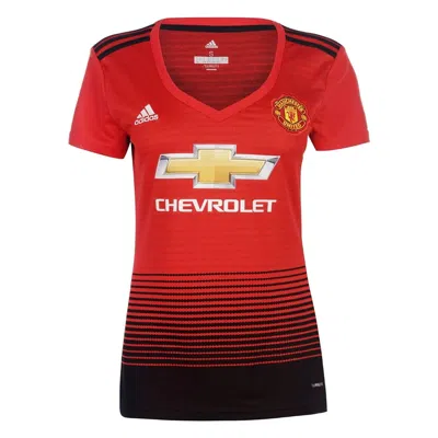 Adidas Originals (wmns) Adidas Mufc Home H Jersey Jsy W In Red