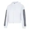 Adidas Originals (wmns) Adidas Must Have Knit Jacket 'white' In Red